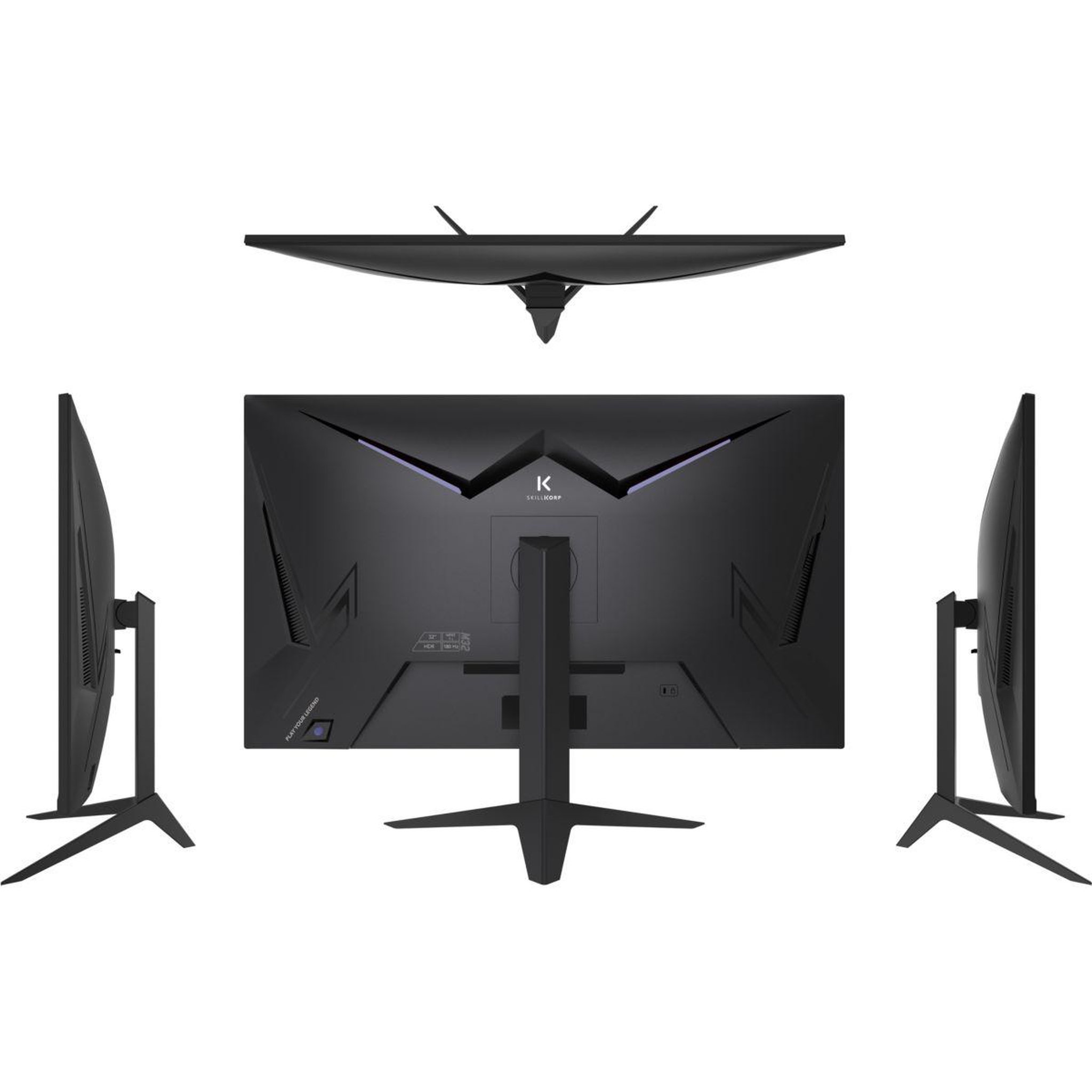 Voir la diapositive 2 : SKILLKORP Ecran pc gamer m32 32  wqhd 180hz va amd freesync