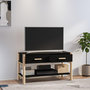 Voir la diapositive 3 : VIDAXL Meuble TV Noir 82x38x45 cm Bois d'ingenierie