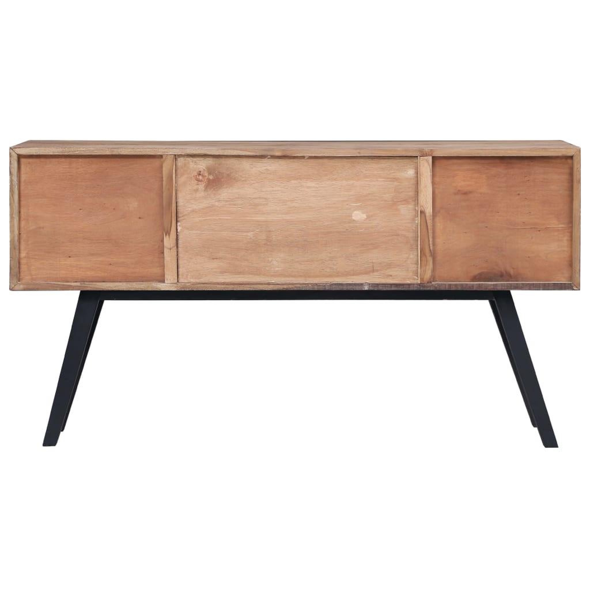 Voir la diapositive 4 : VIDAXL Armoire laterale 110x30x75 cm Teck solide