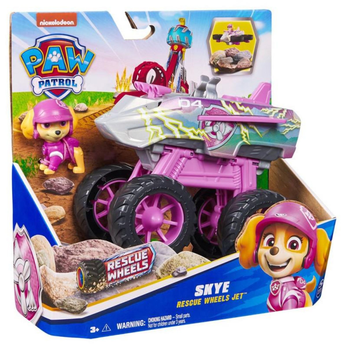 PAW PATROL Véhicule et Figurine Paw Patrol Pat'Patrouille Rescue Wheels Stella