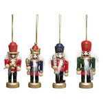ATMOSPHERA Lot de 4 Sujets de Noël  Casse Noisette  8cm Multicolore