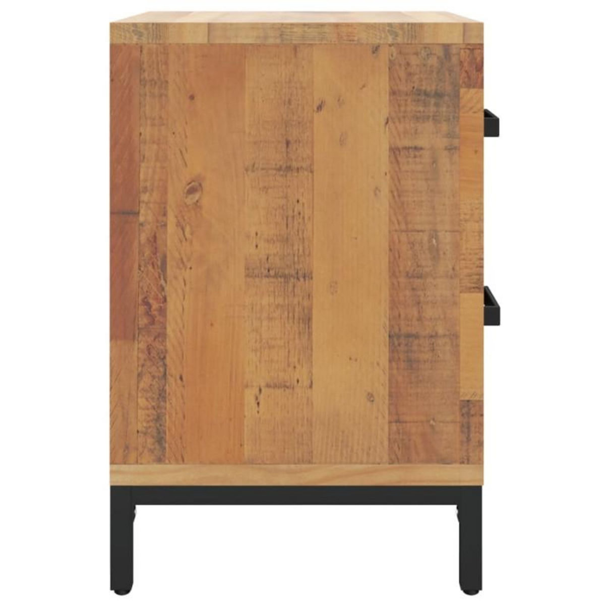VIDAXL Table de chevet Marron 36x30x45 cm Bois de pin massif