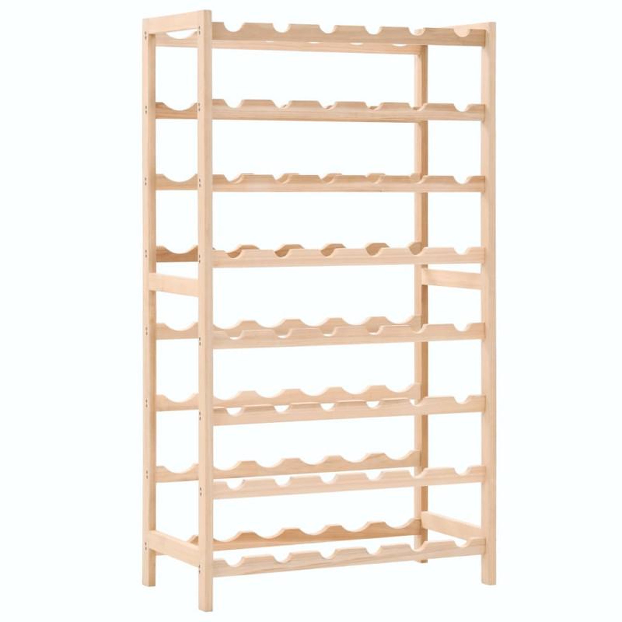 Voir la diapositive 1 : VIDAXL Casier à bouteilles Bois de cèdre 57,5 x 28 x 102 cm