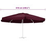 Voir la diapositive 6 : VIDAXL Tissu de remplacement pour parasol d'exterieur Bordeaux 610 cm