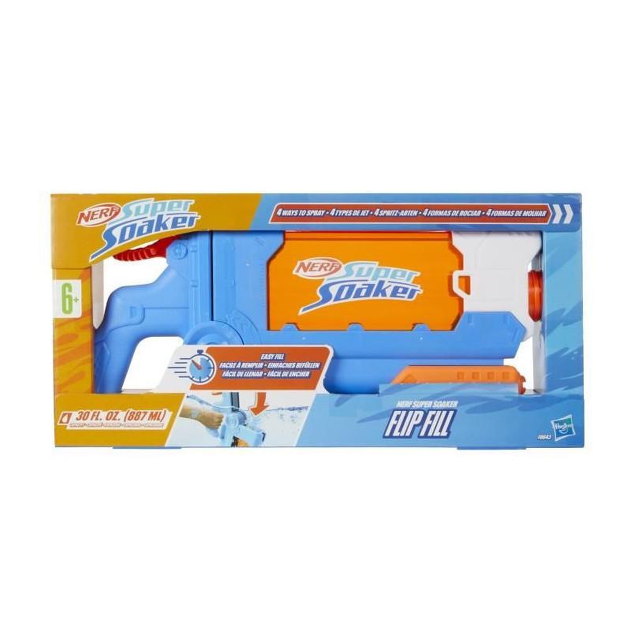 Voir la diapositive 5 : Nerf Pistolet à eau Nerf Super Soaker Flip Fill multicolore