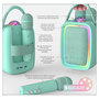Voir la diapositive 3 : Mob Enceinte et Karaoke Lumineuse - SINGY PARTY BLEU