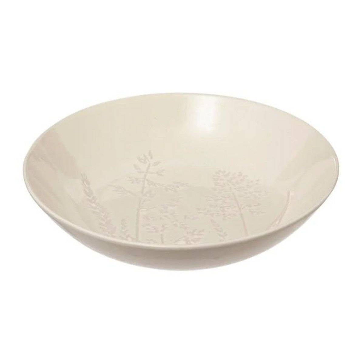 SECRET DE GOURMET Lot de 6 Assiettes Creuses  Elsa  20cm Blanc