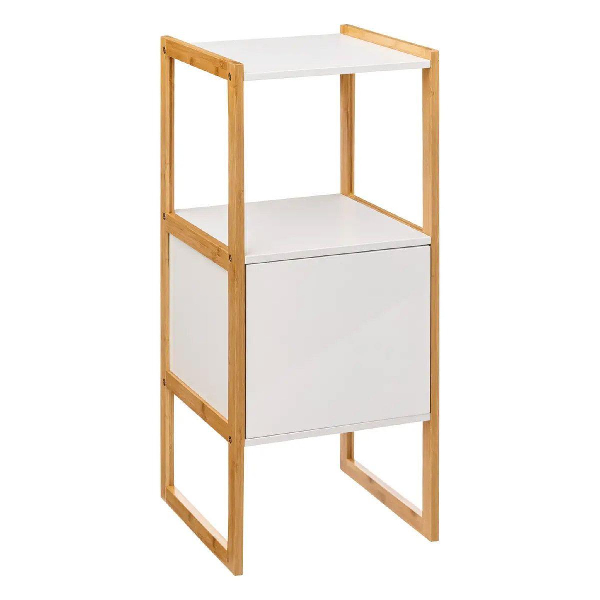 FIVE Meuble bas 1 porte  natureo  80cm blanc