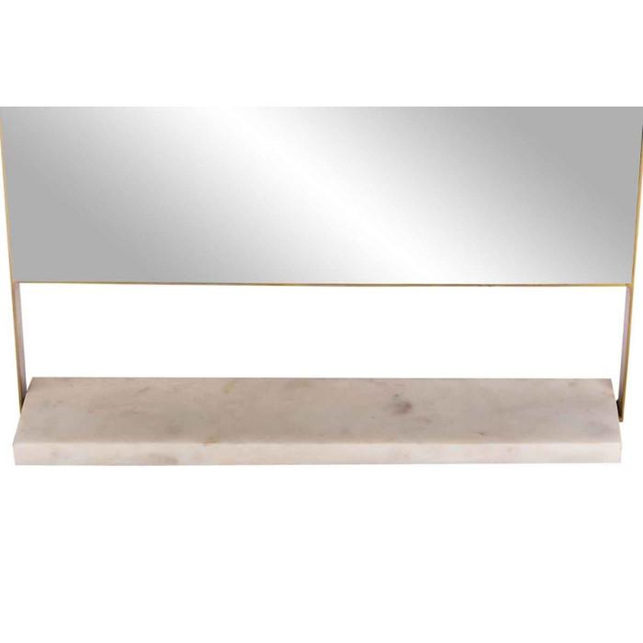 Voir la diapositive 3 : Paris Prix Miroir Mural & Étagère Design  Doha  69cm Blanc