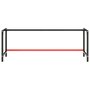Voir la diapositive 4 : VIDAXL Cadre de banc de travail Noir et rouge mat 220x57x79 cm Metal