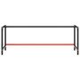 Voir la diapositive 4 : VIDAXL Cadre de banc de travail Noir et rouge mat 220x57x79 cm Metal