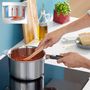 Voir la diapositive 5 : Lagostina Batterie de cuisine Esperta triply 5 pièces + poignée