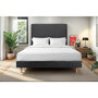 Voir la diapositive 2 : Sommeil de Plomb Lit avec tête de lit tapissier tissu et sommier kit - Hauteur totale : 29cm