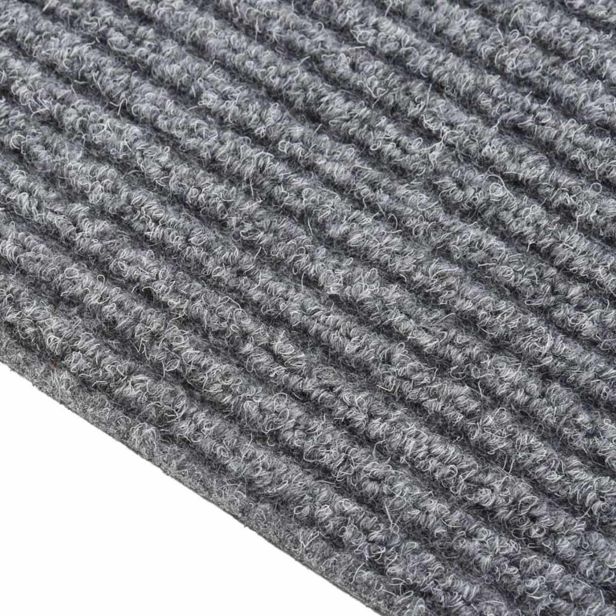 VIDAXL Tapis 100x100 cm gris