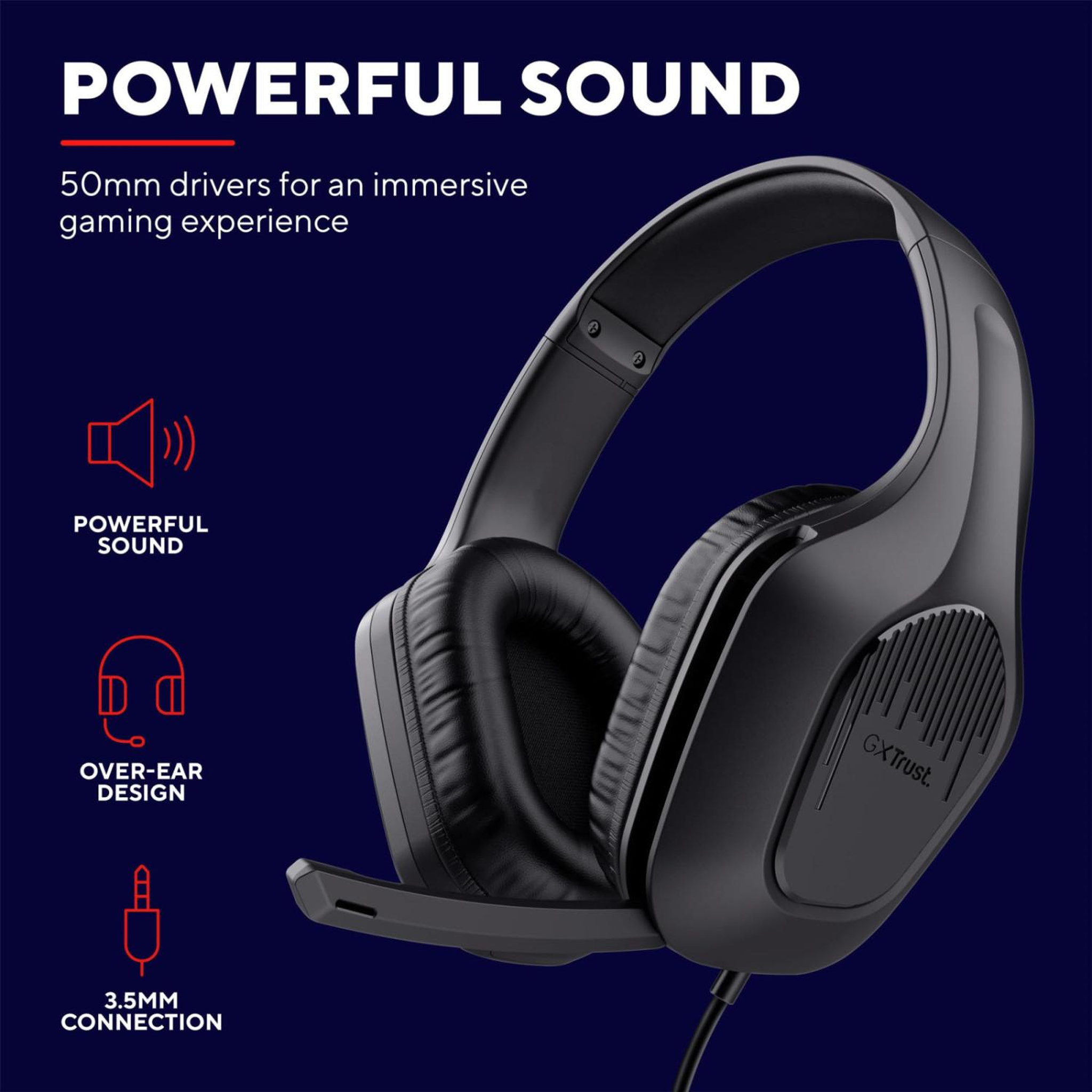 Voir la diapositive 3 : Trust Trust Gaming Gxt 792 Quadrox Kit 4-en-1 Clavier Souris Casque Tapis Disposition Italienne Noir