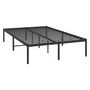 Voir la diapositive 3 : VIDAXL Cadre de lit metal sans matelas noir 120x190 cm