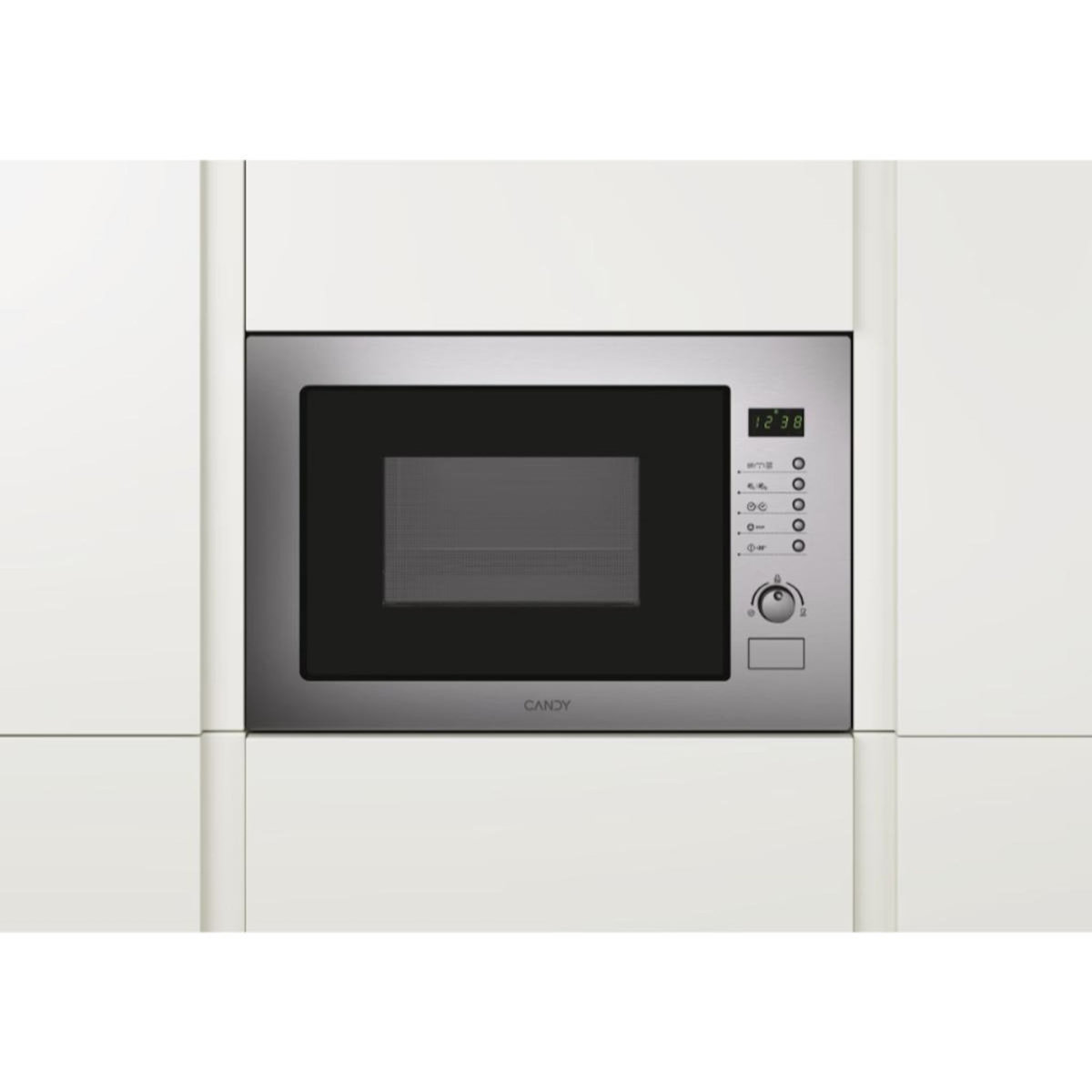 Candy Micro-ondes encastrable 25l 900w inox - mos25xfr