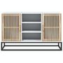 Voir la diapositive 5 : VIDAXL Buffet blanc 105x30x65 cm bois d ingénierie