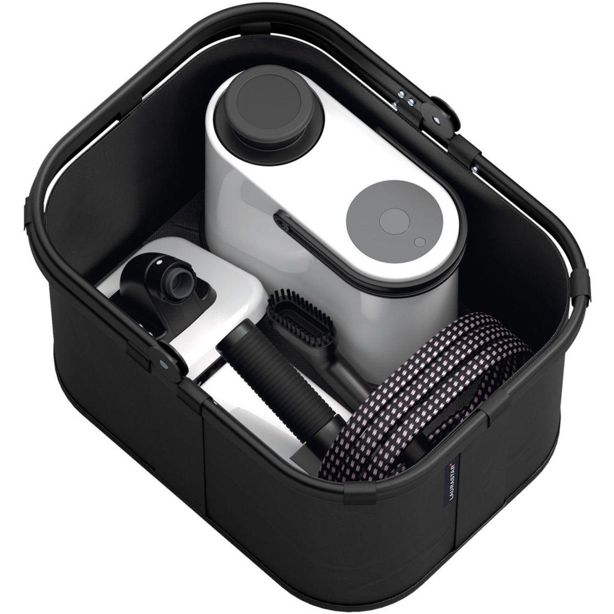 Voir la diapositive 2 : LAURASTAR Panier de rangement pour nettoyeur vapeur aura