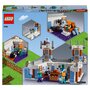 LEGO Minecraft 21186 Le Château de Glace, Jouet avec Figurines de Squelette et Zombie