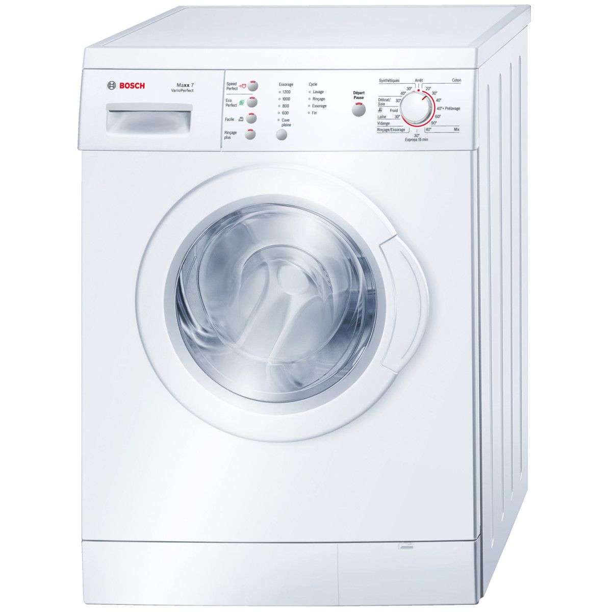 BOSCH Lave-linge hublot, WAE24166FF, 7 Kg, 1200 T/min
