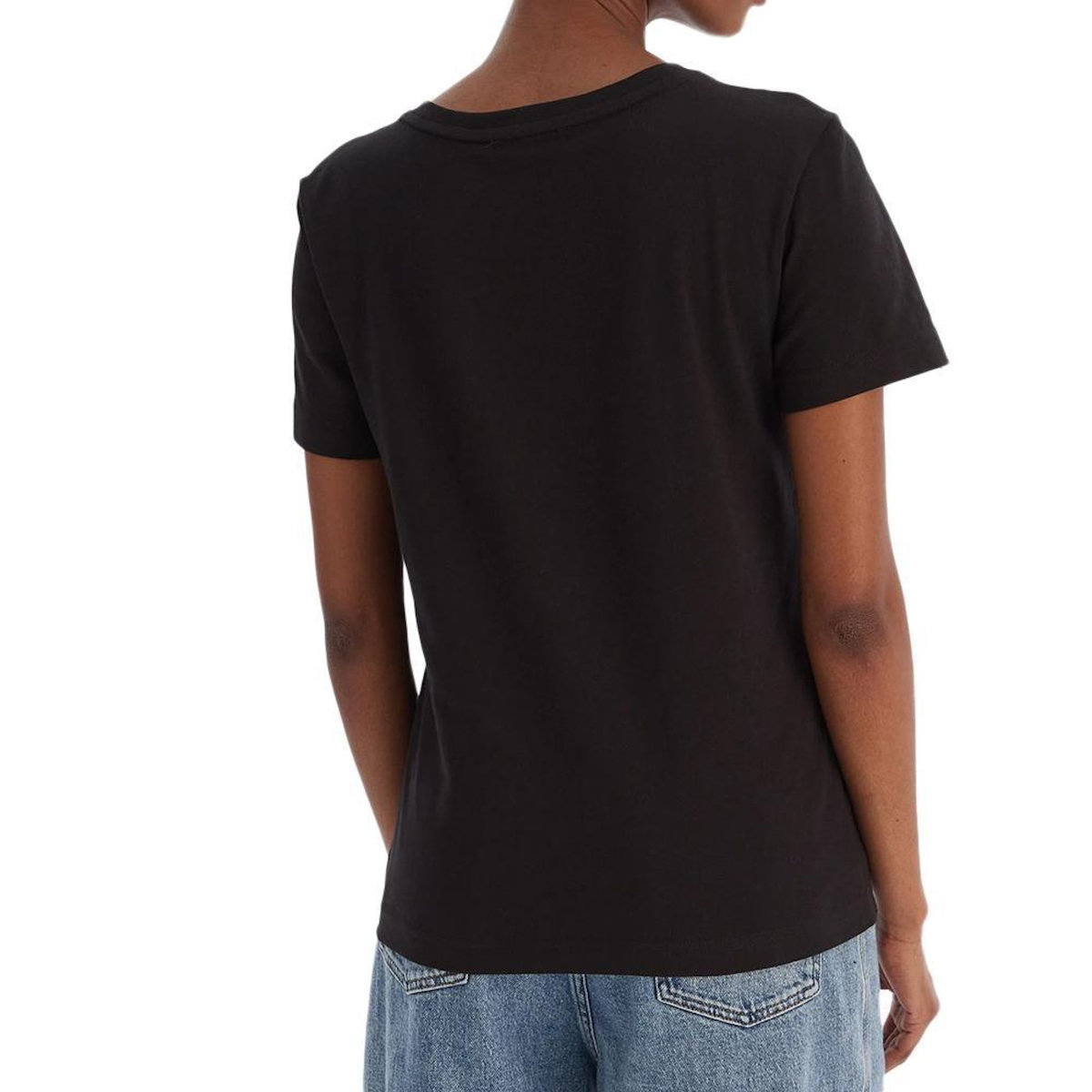 CALVIN KLEIN JEANS T-Shirt Noir Femme Calvin Klein Jeans Archive LV047B205G