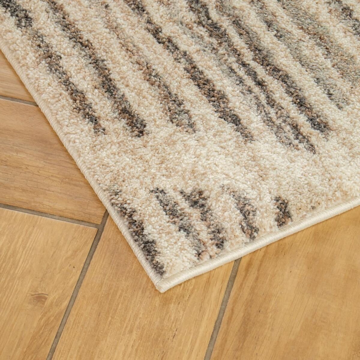 FUTURE HOME Tapis déco intérieur style berbère losanges 160x230cm