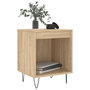 Voir la diapositive 3 : VIDAXL Tables de chevet 2 pcs chene sonoma 40x35x50 cm bois ingenierie
