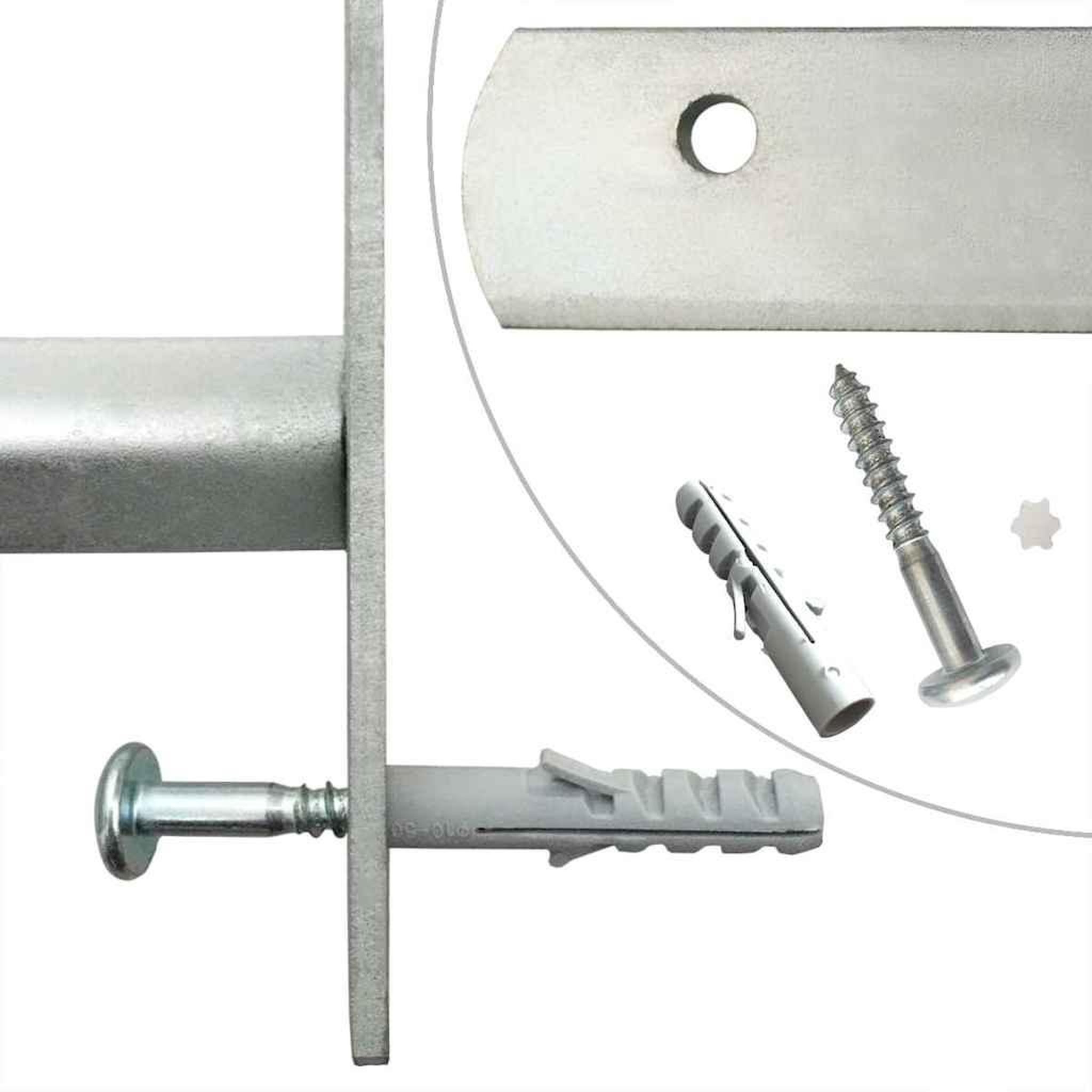 Voir la diapositive 6 : VIDAXL Grilles reglables de securite de fenetres 2 pcs 1000-1500 mm