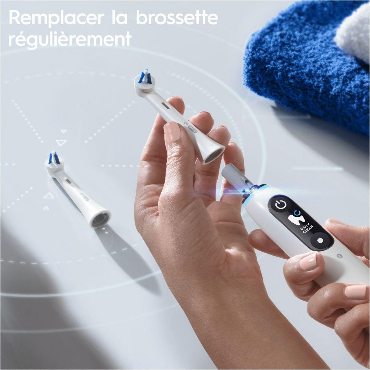 ORAL B Brossette dentaire 2 ct iO Specialised Clean