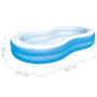 Voir la diapositive 6 : BESTWAY Bestway Piscine Big Lagoon familiale 262x157x46 cm