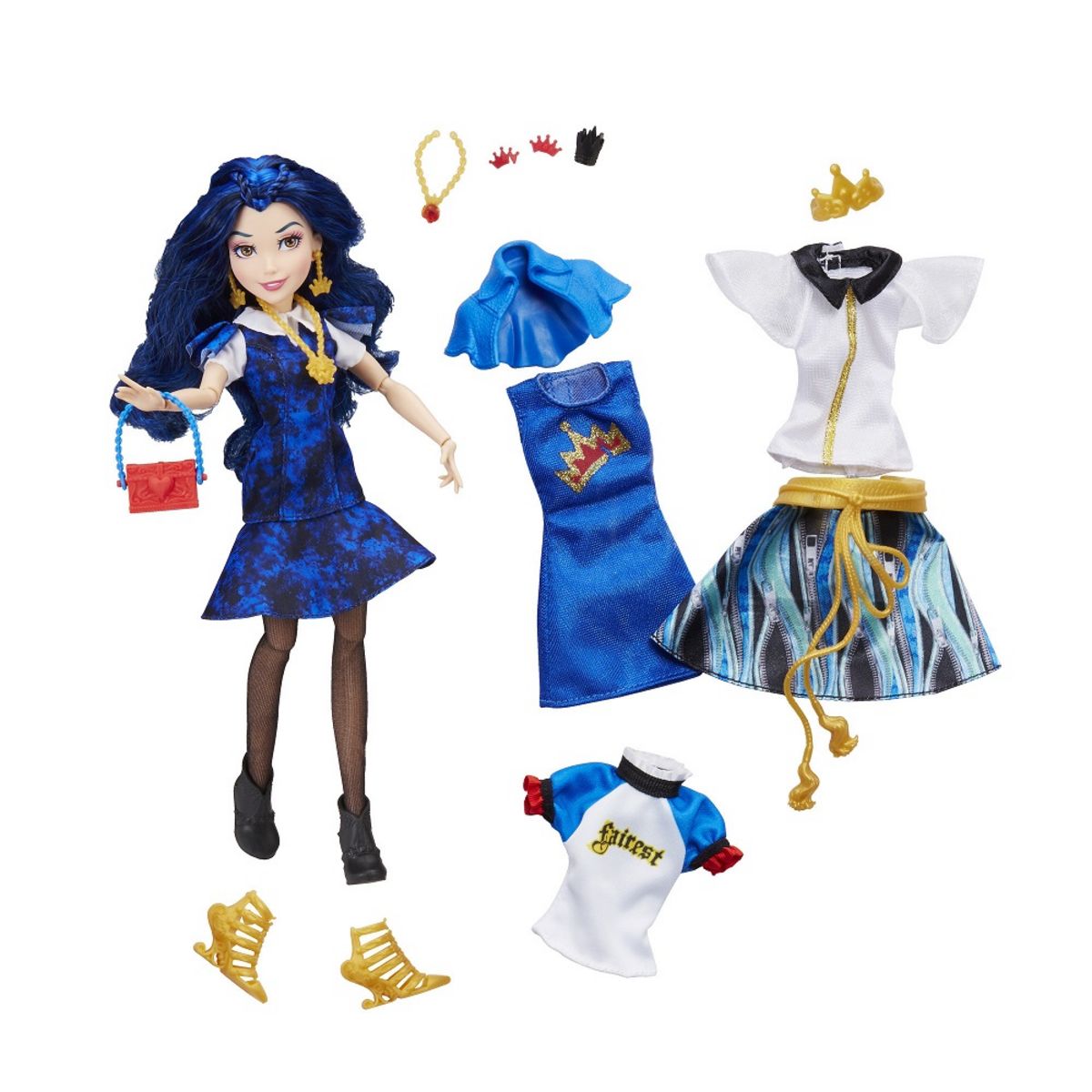 HASBRO Poupée Mannequin Evie Reine de la Mode - Disney Descendants