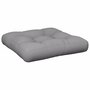 Voir la diapositive 4 : VIDAXL Coussins de palette lot de 2 gris tissu