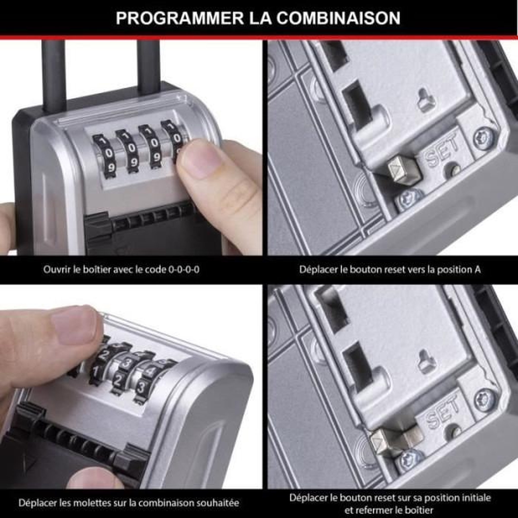Voir la diapositive 2 : Master lock Armoire de sécurité masterlock boîte a clés 5482eurd format l