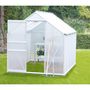 Voir la diapositive 2 : CHALET&JARDIN Serre de jardin - Polycarbonate - 4,75m² - PUSI