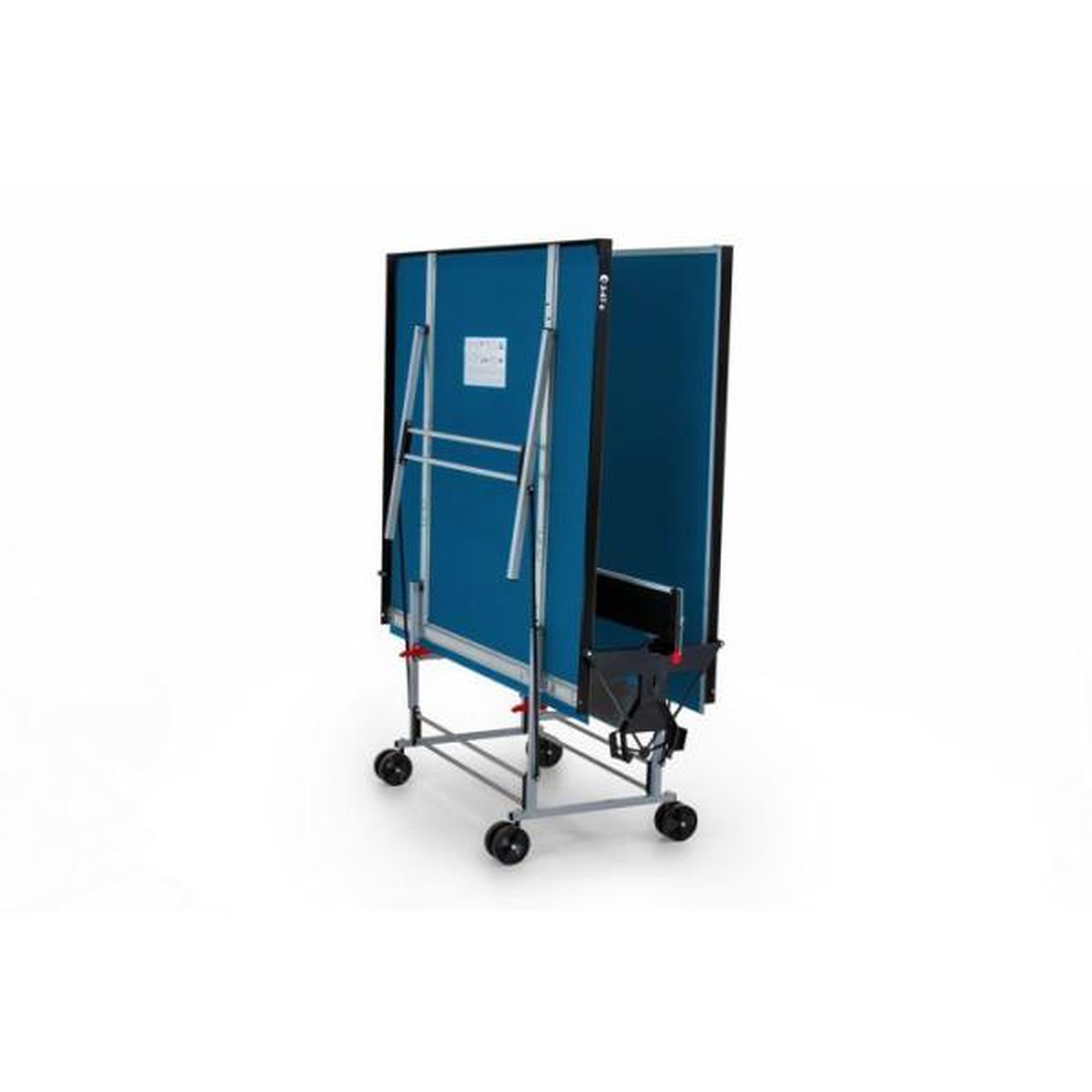 Voir la diapositive 3 : S3 Table tennis de table - SPONETA - S3-47 e - Pliable - Usage extérieur - Demi-plateau relevable - Gris et bleu