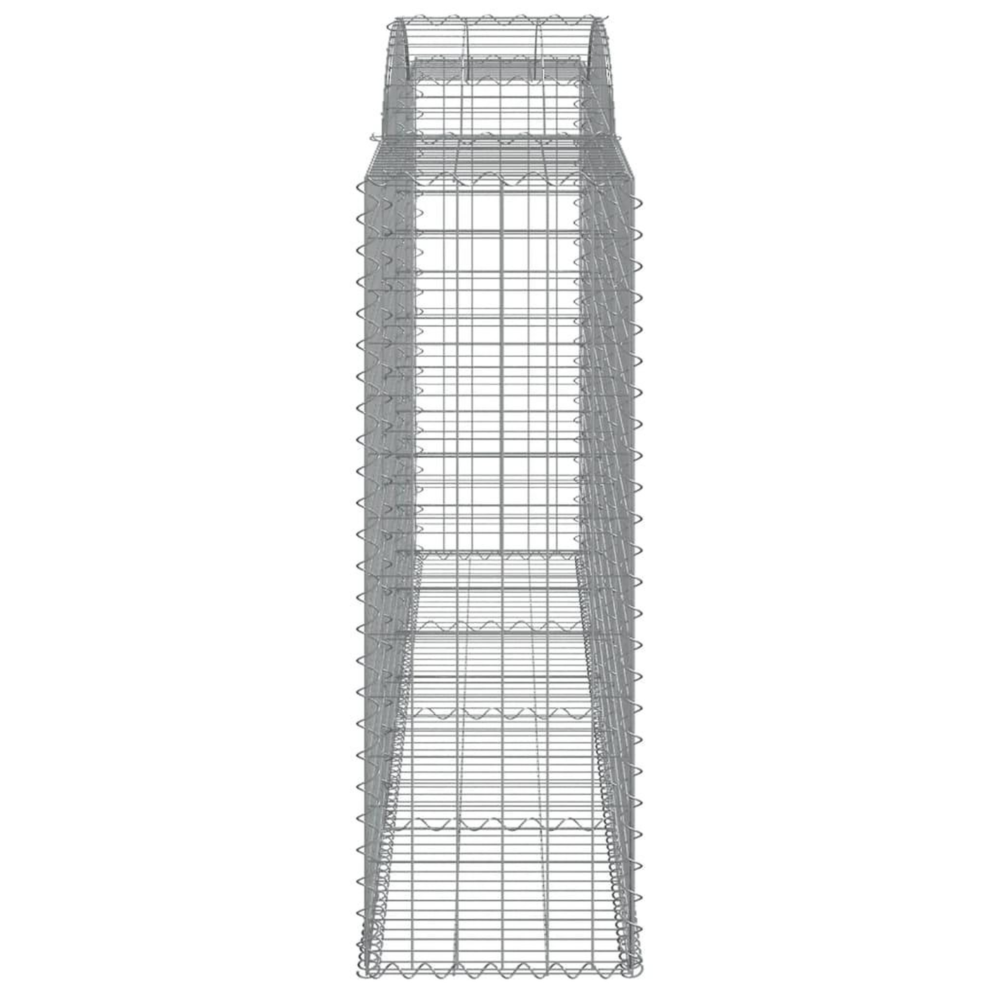Voir la diapositive 5 : VIDAXL Paniers a gabions arques 6 pcs 300x50x140/160 cm fer galvanise