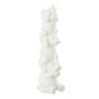 Voir la diapositive 1 : Paris Prix Statuette Éléphant Pyramide  Burl  31cm Blanc