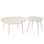 Voir la diapositive 2 : Paris Prix Lot de 2 Tables Basses  Vinta  72cm Blanc