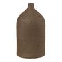 Voir la diapositive 1 : Paris Prix Vase Bouteille en Céramique  Enya  28cm Marron