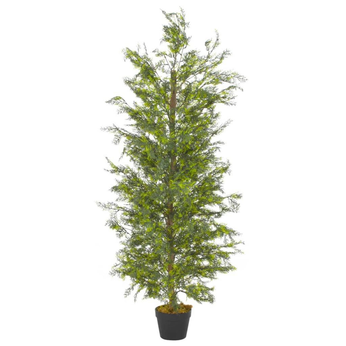VIDAXL Plante artificielle avec pot Cypres Vert 150 cm