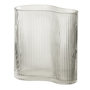 Voir la diapositive 1 : Paris Prix Vase Irrégulier en Verre  Ligné  20cm Transparent