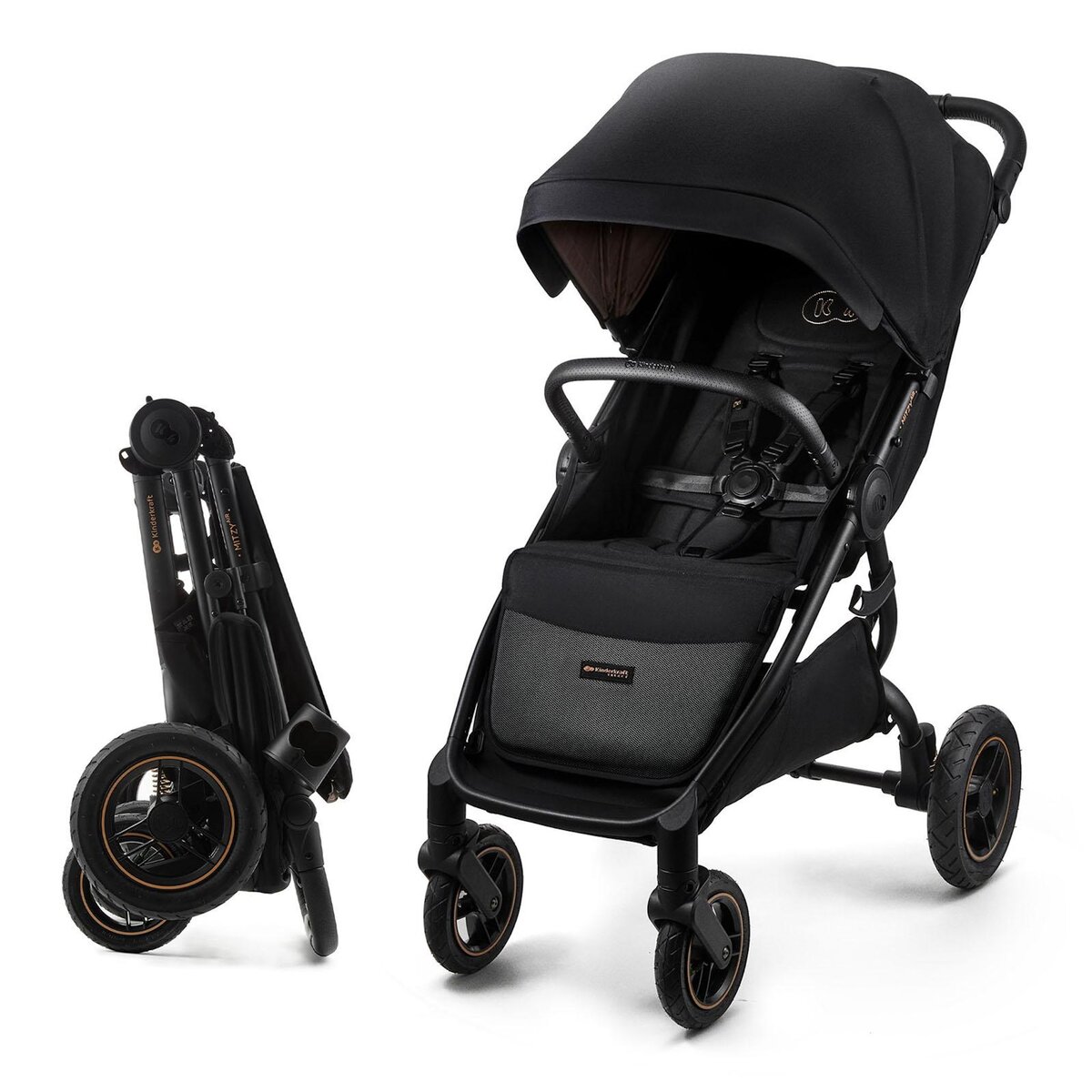 KINDERKRAFT Poussette canne compacte légère 27 kg