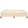 Voir la diapositive 5 : VIDAXL Cadre de lit sans matelas creme 180x200 cm tissu