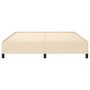 Voir la diapositive 5 : VIDAXL Cadre de lit sans matelas creme 180x200 cm tissu