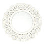 Voir la diapositive 1 : Paris Prix Miroir Mural en Bois Sculpté  Charme  60cm Blanc