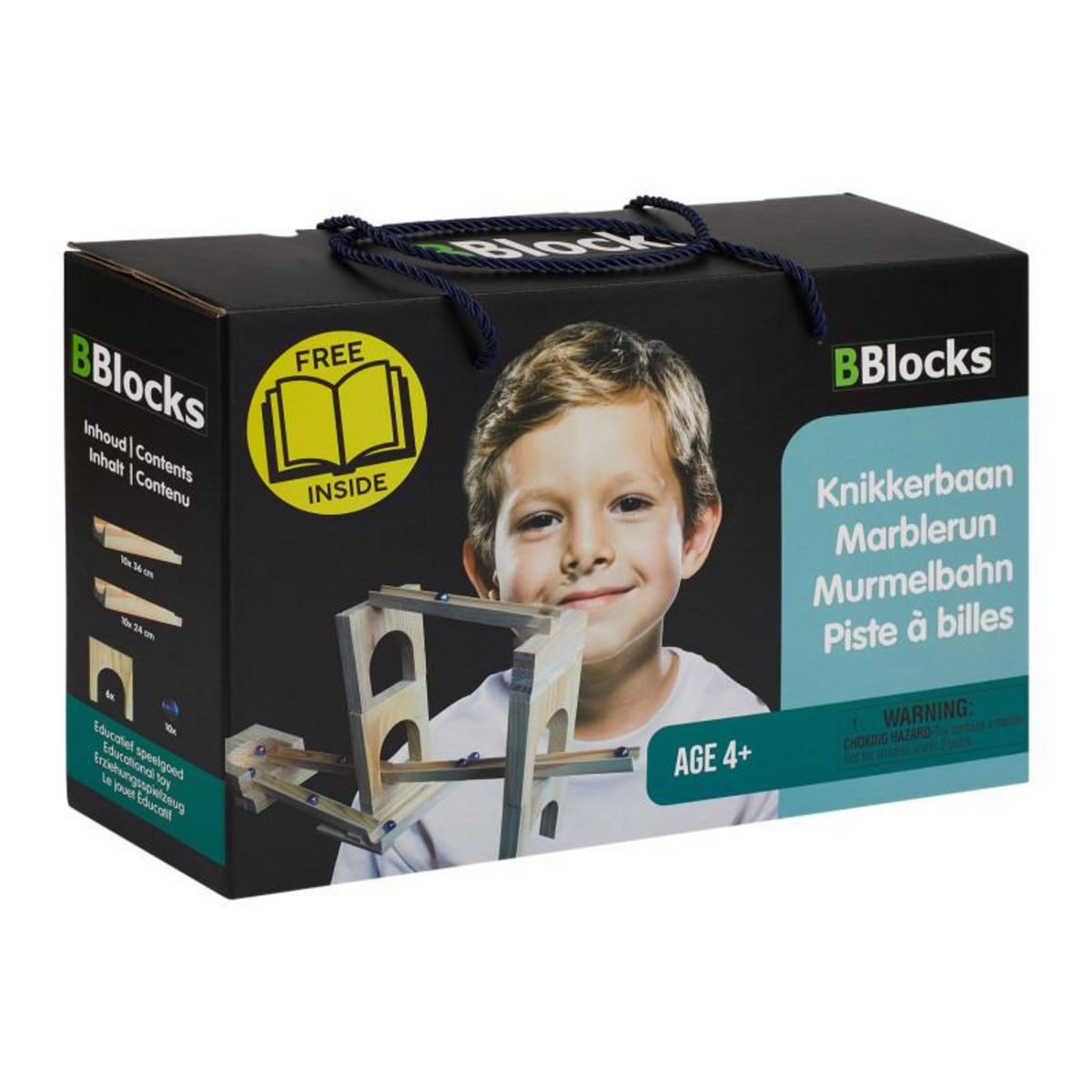 BBLOCKS BBlocks Wooden Marble Track, 36 pcs. BBLKNIK-N2