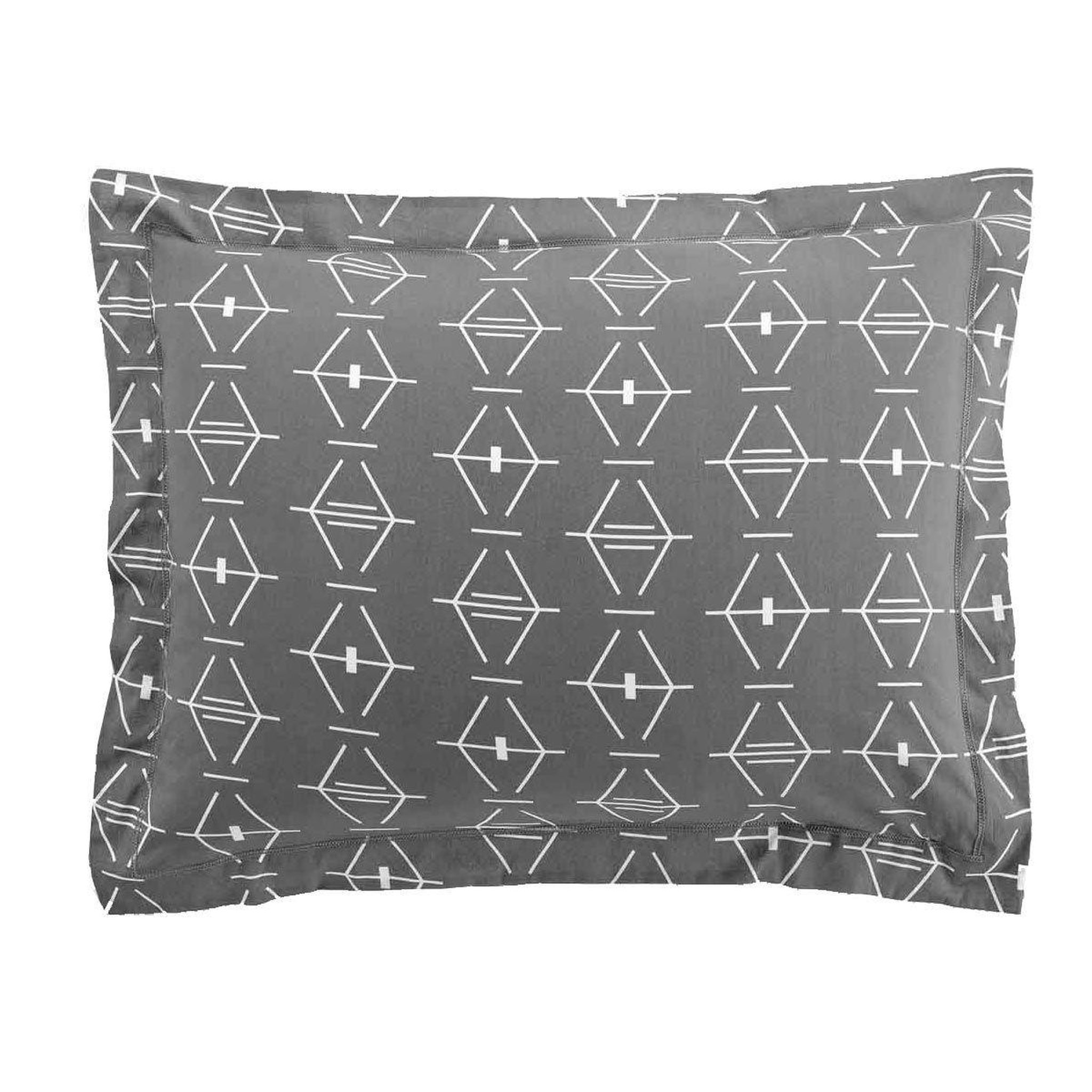 Douceur d'Intérieur Taie d'Oreiller en Coton  Aristide  50x70cm Anthracite