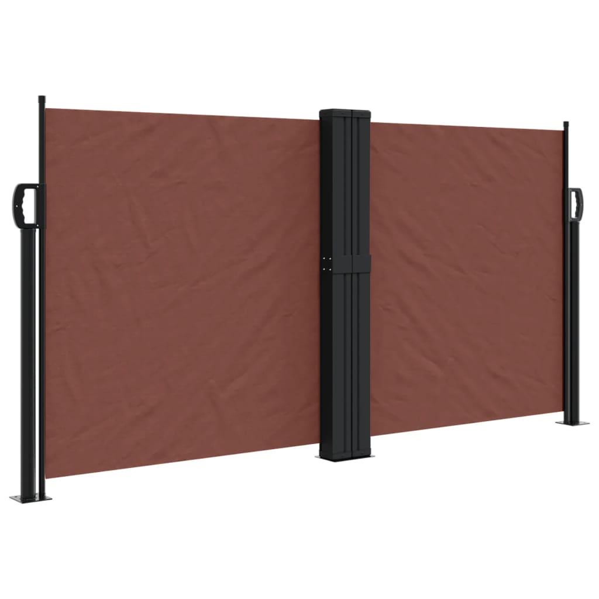 Voir la diapositive 2 : VIDAXL Auvent lateral retractable marron 120x600 cm