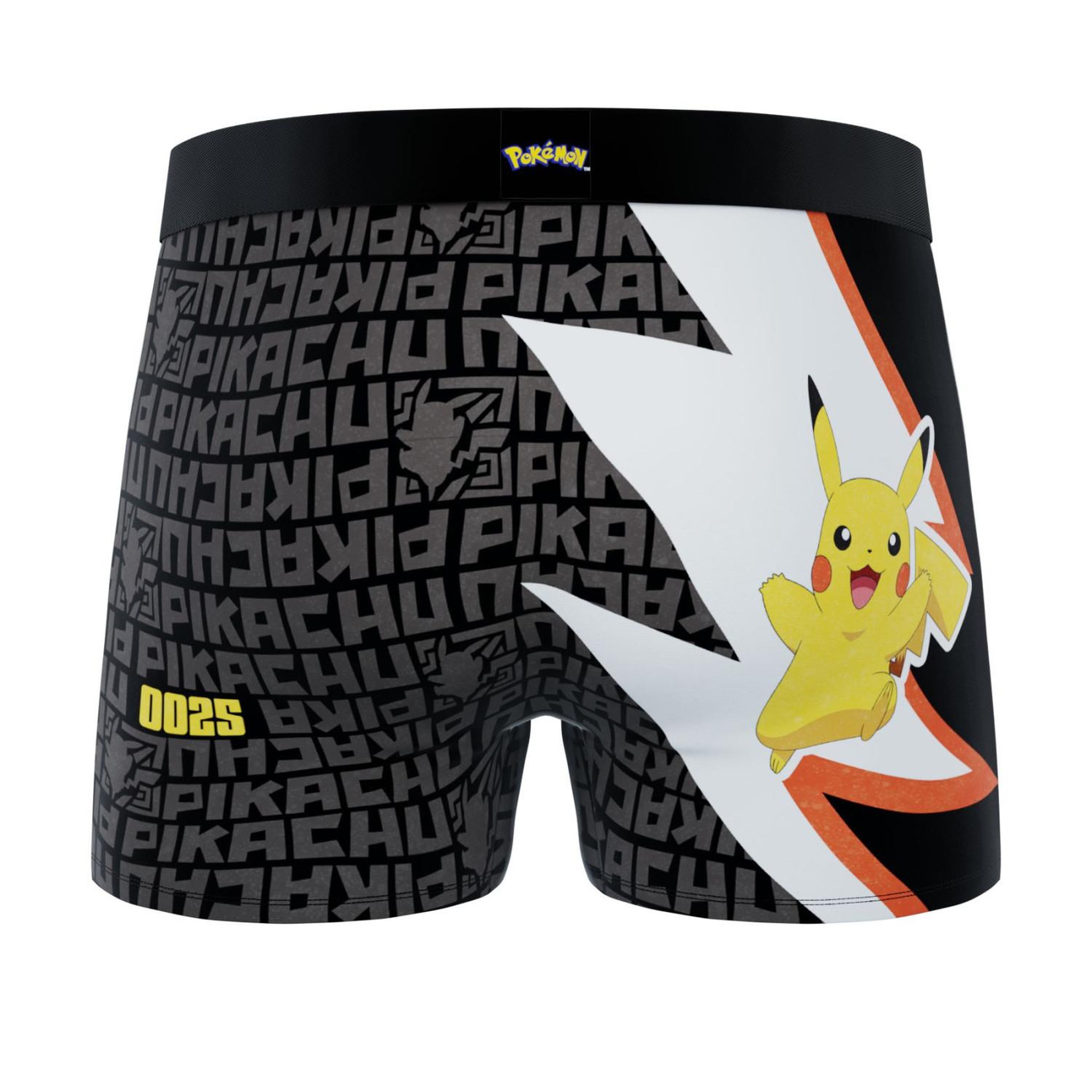 Voir la diapositive 6 : FREEGUN Lot de 3 boxers enfant Pokemon Pikachu